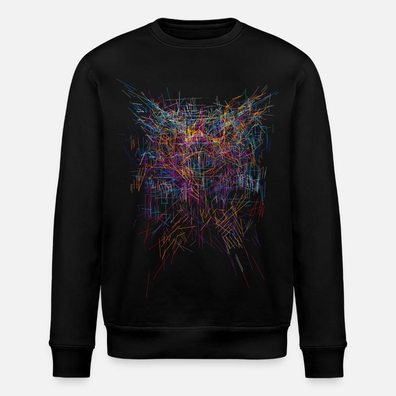 Sci-Fi Horror Design - Stanley/Stella Unisex Bio-Sweatshirt ROLLER - Schwarz