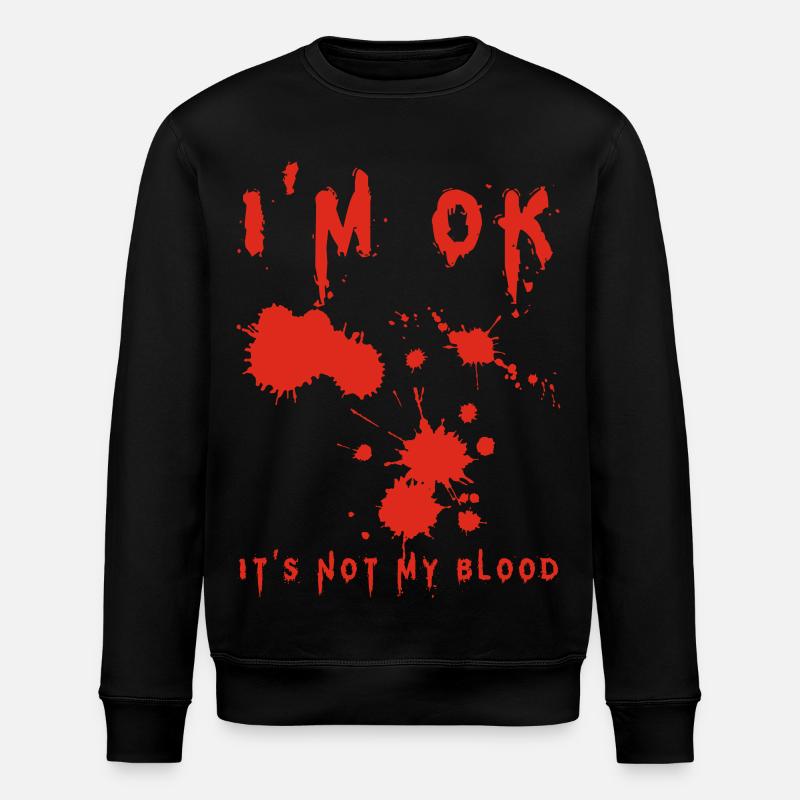 I'm Fine (Englisch) - Stanley/Stella Unisex Bio-Sweatshirt ROLLER - Schwarz