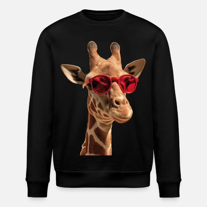 Lunettes de soleil girafe - Sweat bio ROLLER Stanley/Stella Unisexe - noir