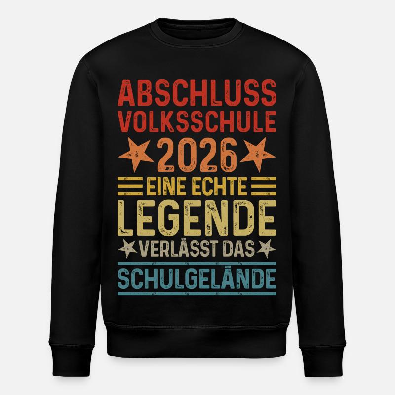 Fin d’études primaires 2026 - Sweat bio ROLLER Stanley/Stella Unisexe - noir