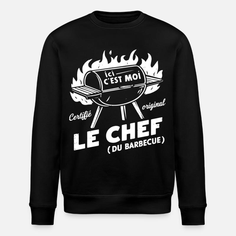 I'm the leader - Stanley/Stella ROLLER Unisex Organic Sweatshirt - black