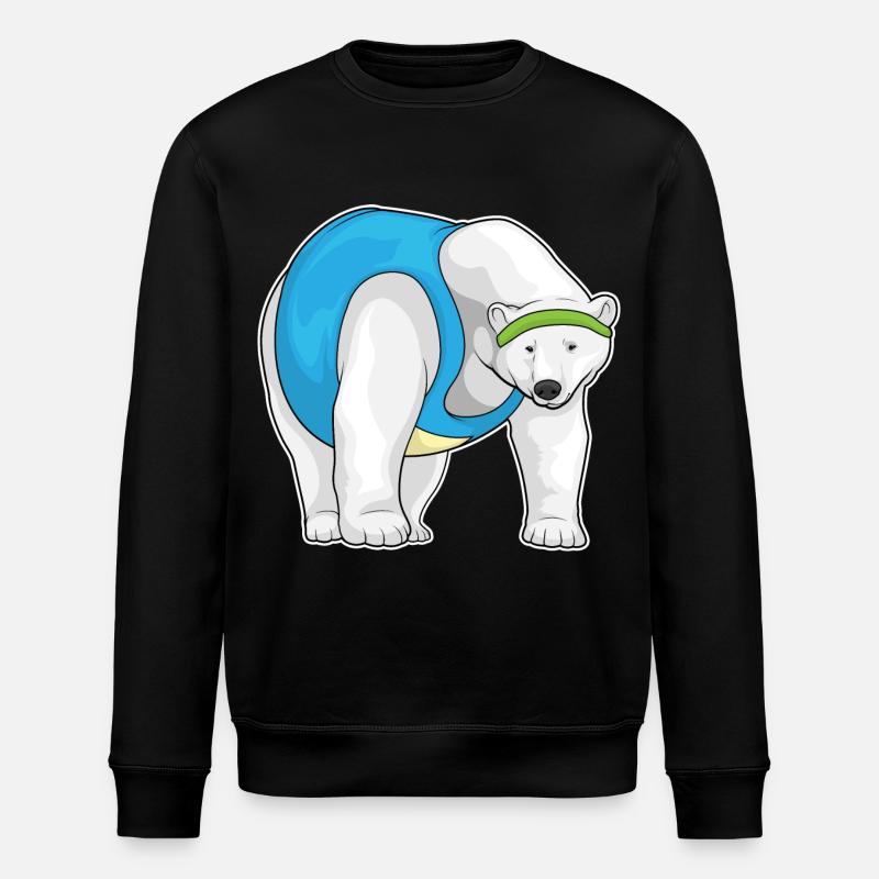 Polar Bear Jogger Fitness - Sweat bio ROLLER Stanley/Stella Unisexe - noir