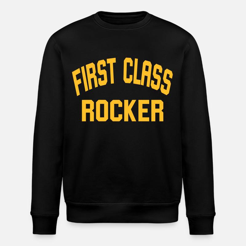 First Class Rocker - Stanley/Stella ROLLER Unisex Organic Sweatshirt - black