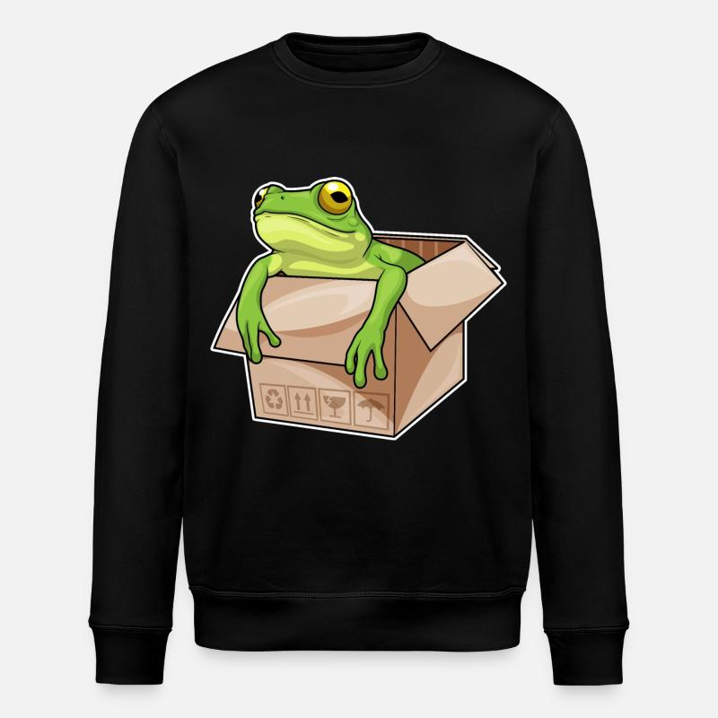 Frog Box - Stanley/Stella ROLLER Unisex Organic Sweatshirt - black