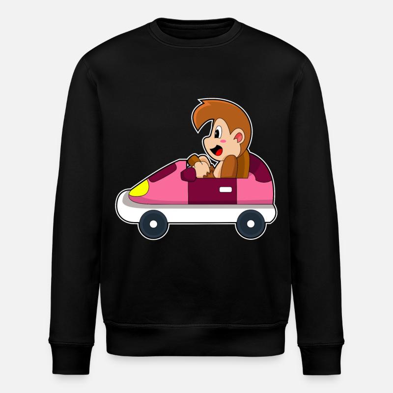 Voiture de singe - Sweat bio ROLLER Stanley/Stella Unisexe - noir