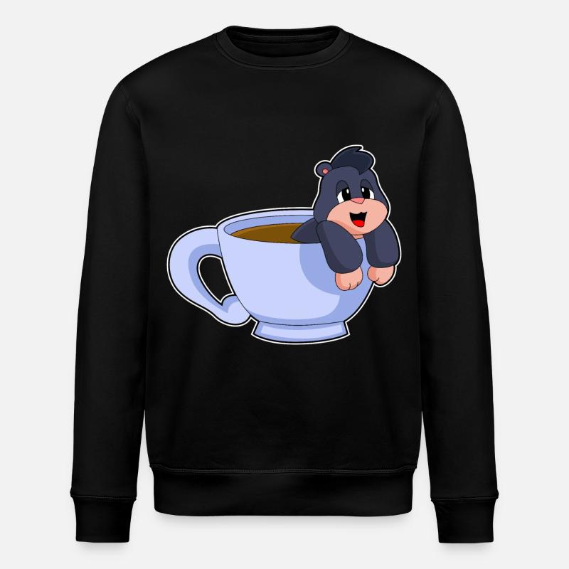 Tasse à café Mole - Sweat bio ROLLER Stanley/Stella Unisexe - noir