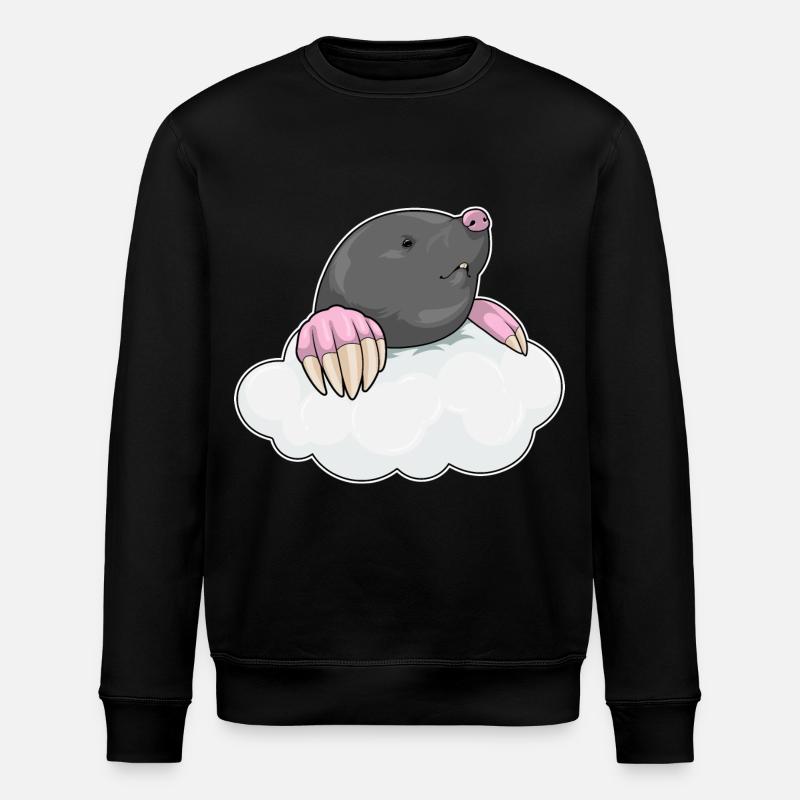 Nuages de taupes - Sweat bio ROLLER Stanley/Stella Unisexe - noir
