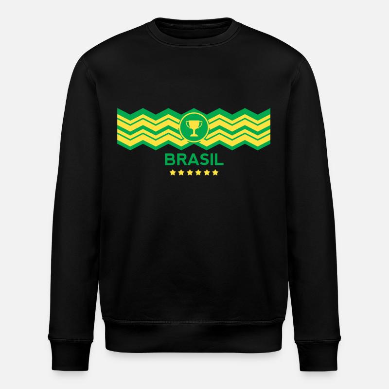 Campeão do mundo Brasil - Sweat bio ROLLER Stanley/Stella Unisexe - noir