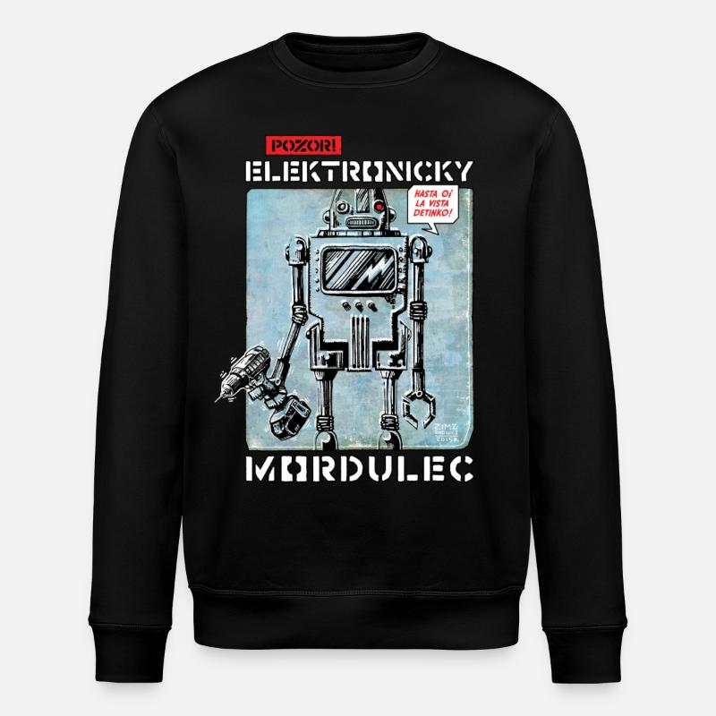 Pozor ! Elektronicky Mordulec - Sweat bio ROLLER Stanley/Stella Unisexe - noir