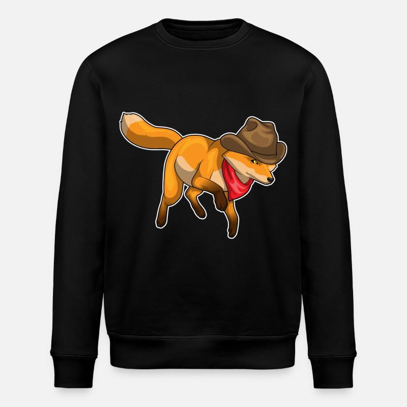 Fox Cowboy Cowboy Hat - Sweat bio ROLLER Stanley/Stella Unisexe - noir