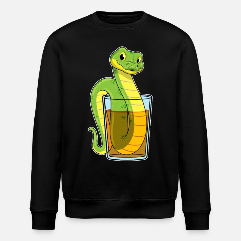 Serpent au jus - Sweat bio ROLLER Stanley/Stella Unisexe - noir