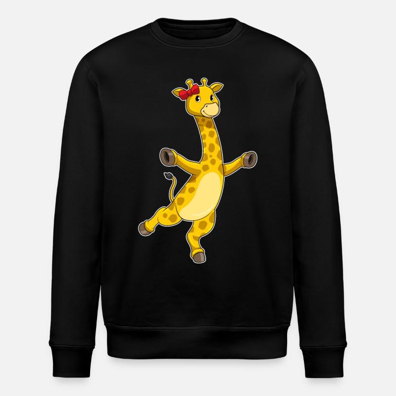 Girafe avec arc - Sweat bio ROLLER Stanley/Stella Unisexe - noir