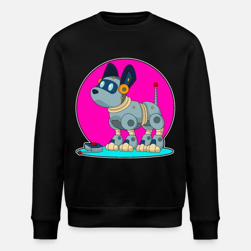 Le chien comme robot - Sweat bio ROLLER Stanley/Stella Unisexe - noir