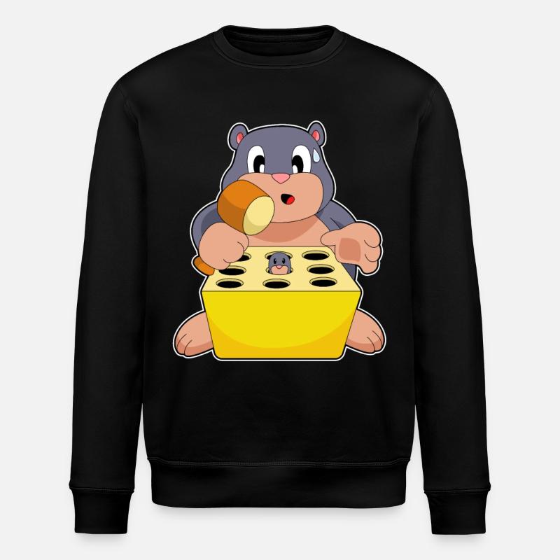Mole Game - Stanley/Stella ROLLER Unisex Organic Sweatshirt - black