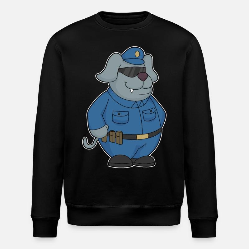 Police des chiens - Sweat bio ROLLER Stanley/Stella Unisexe - noir