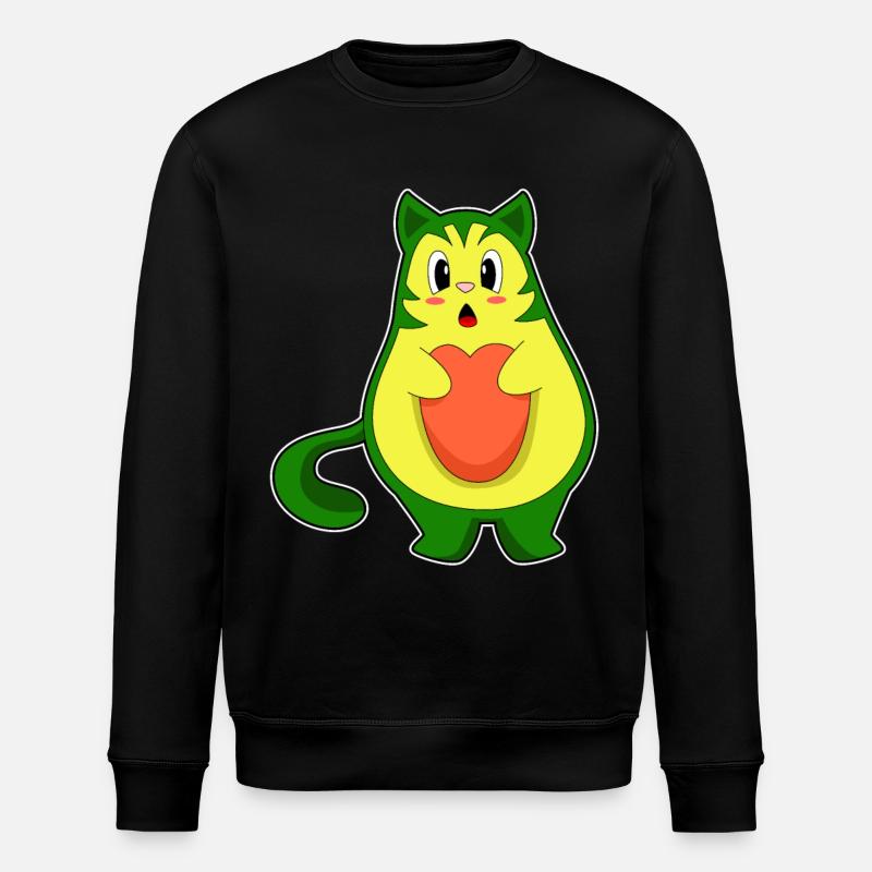 Avocat de chat - Sweat bio ROLLER Stanley/Stella Unisexe - noir