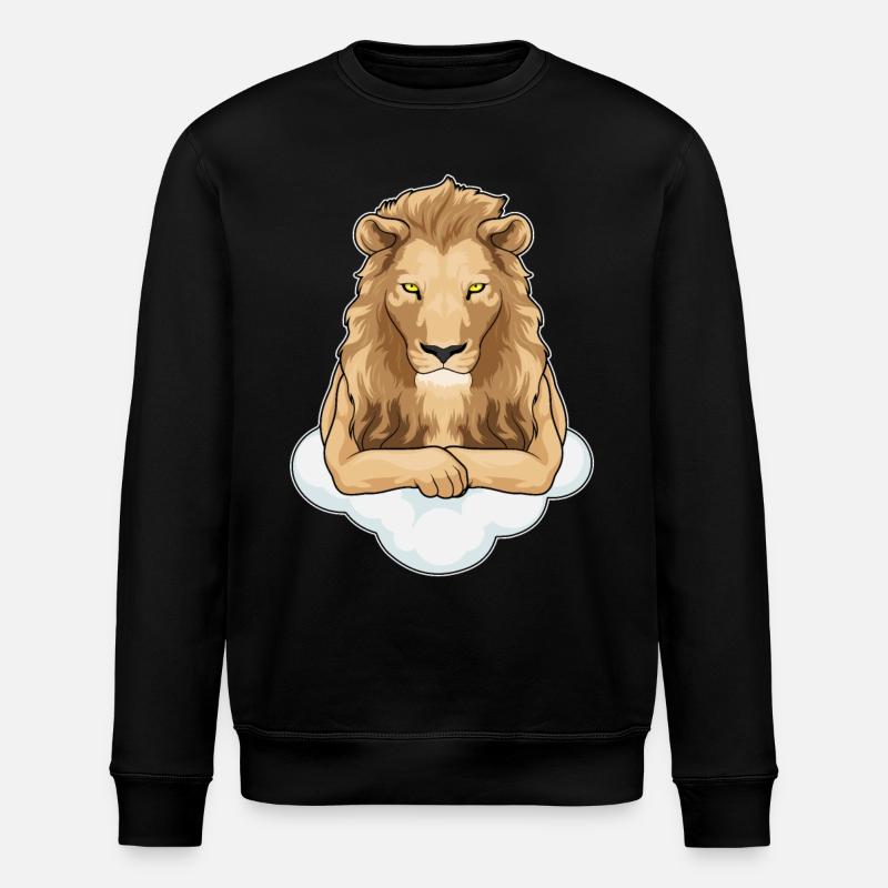 Leo Clouds - Stanley/Stella ROLLER Unisex Organic Sweatshirt - black