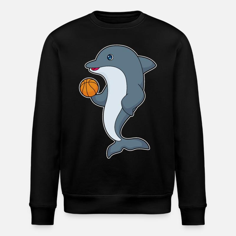 Basket-ball Dolphin - Sweat bio ROLLER Stanley/Stella Unisexe - noir