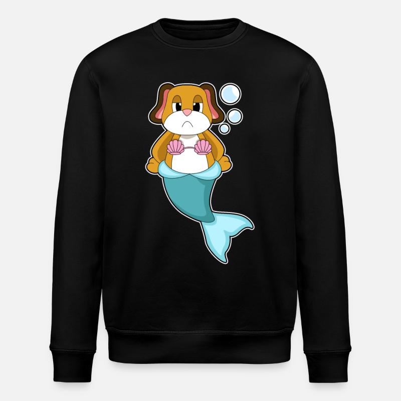 Poisson-chien - Sweat bio ROLLER Stanley/Stella Unisexe - noir