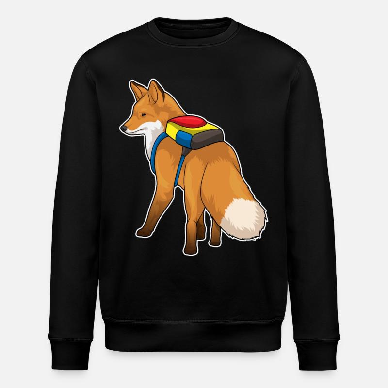 Fuchs Backpack - Stanley/Stella ROLLER Unisex Organic Sweatshirt - black