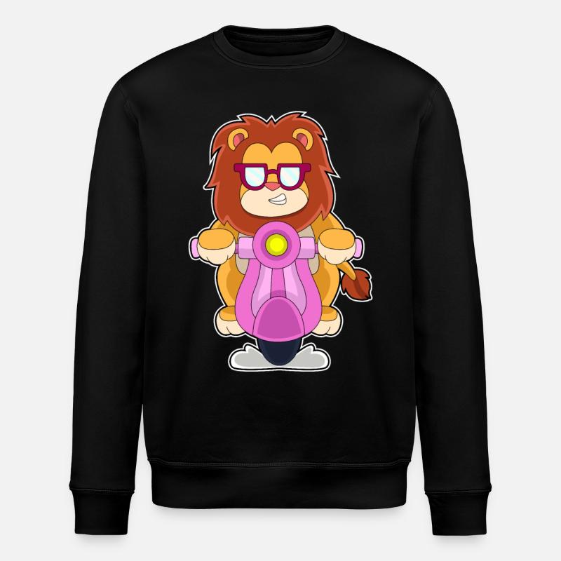 Löwe Scooter - Stanley/Stella ROLLER Unisex Organic Sweatshirt - black
