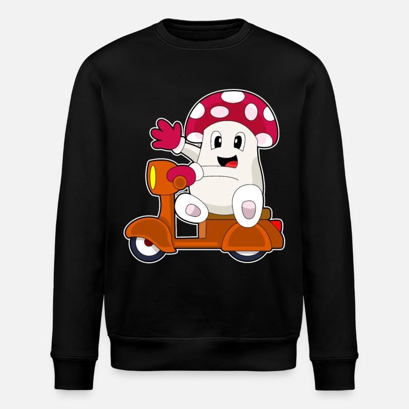Pilz Scooter - Stanley/Stella ROLLER Unisex Organic Sweatshirt - black