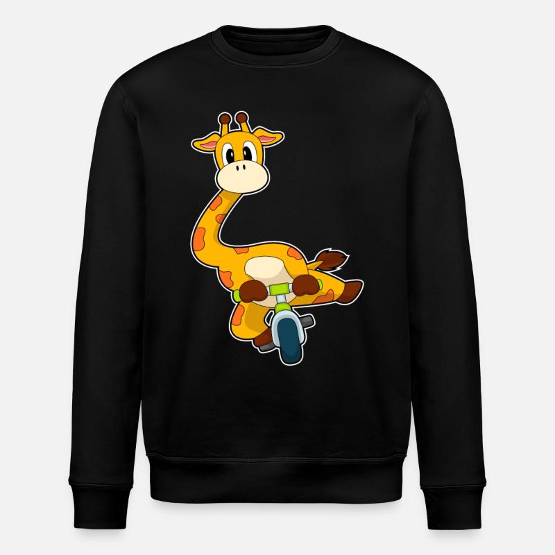 Vélo girafe - Sweat bio ROLLER Stanley/Stella Unisexe - noir