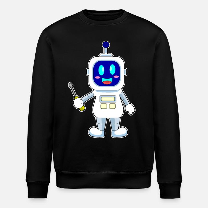 Robot Craftsman tournevis - Sweat bio ROLLER Stanley/Stella Unisexe - noir