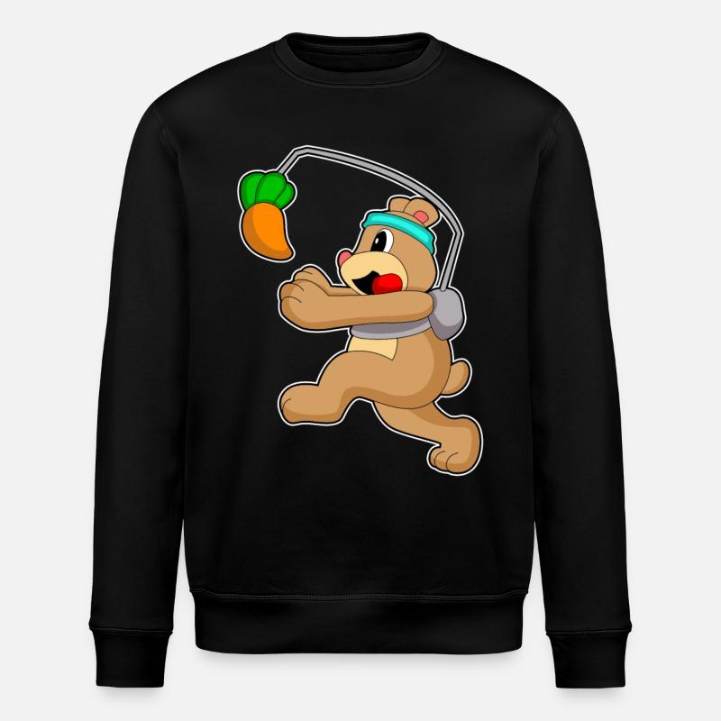 Carotte de jogging d’ours - Sweat bio ROLLER Stanley/Stella Unisexe - noir