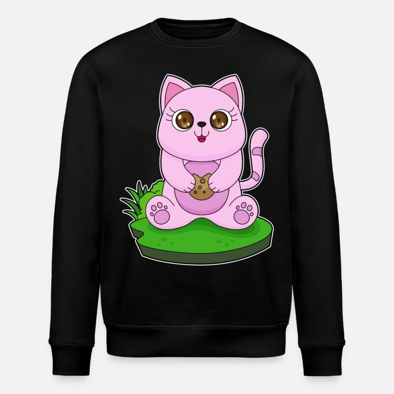 Cookie chat - Sweat bio ROLLER Stanley/Stella Unisexe - noir