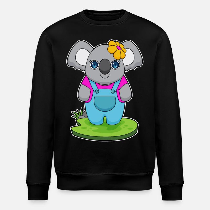 Koala Blume - Stanley/Stella Unisex Bio-Sweatshirt ROLLER - Schwarz