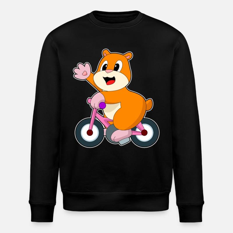 Vélo Hamster - Sweat bio ROLLER Stanley/Stella Unisexe - noir