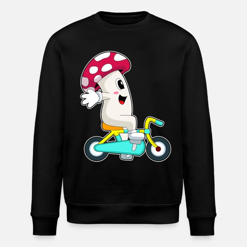 Vélo Pilz - Sweat bio ROLLER Stanley/Stella Unisexe - noir