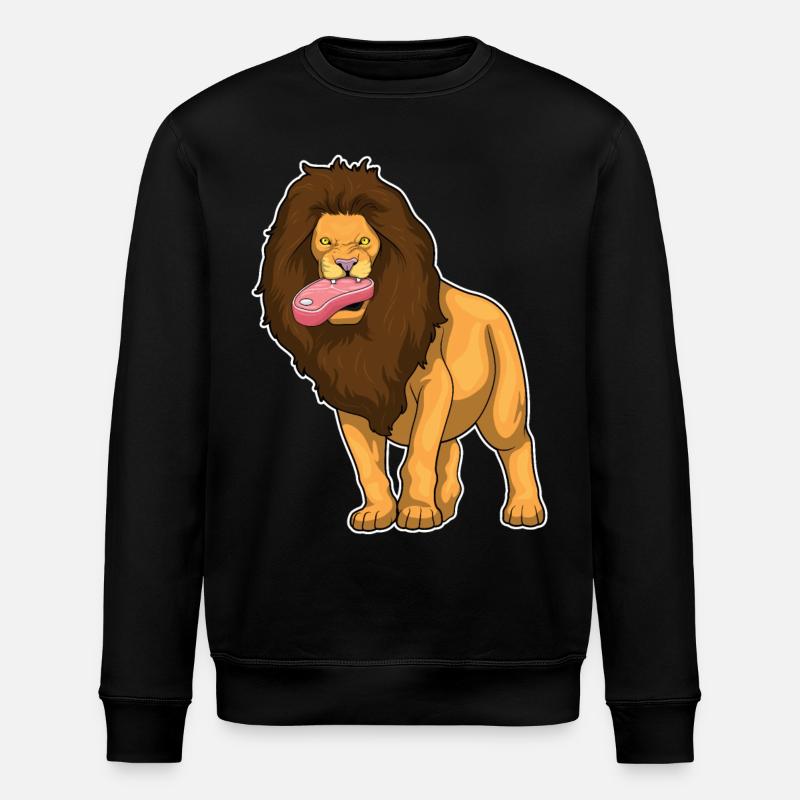 Viande de lion - Sweat bio ROLLER Stanley/Stella Unisexe - noir