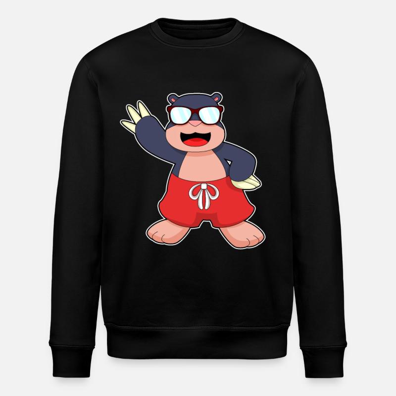 Mole Sunglasses - Stanley/Stella ROLLER Unisex Organic Sweatshirt - black