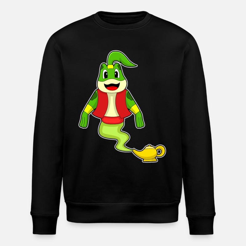 Frog Genie - Stanley/Stella ROLLER Unisex Organic Sweatshirt - black