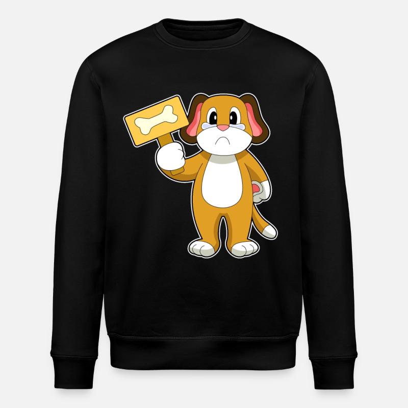 Os de chien - Sweat bio ROLLER Stanley/Stella Unisexe - noir