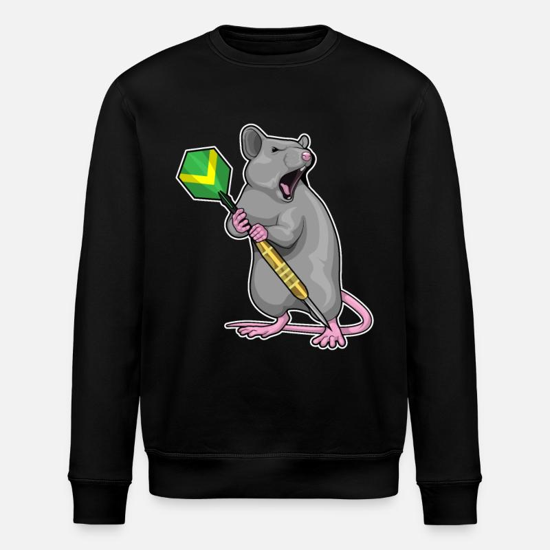 Rat Dart Dart - Stanley/Stella ROLLER Unisex Organic Sweatshirt - black