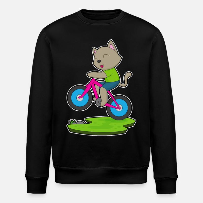 Vélo chat - Sweat bio ROLLER Stanley/Stella Unisexe - noir