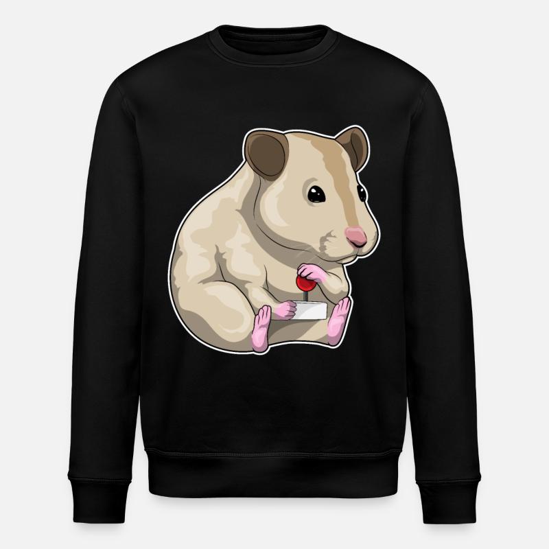 Hamster Gamer Controller - Stanley/Stella Unisex Bio-Sweatshirt ROLLER - Schwarz