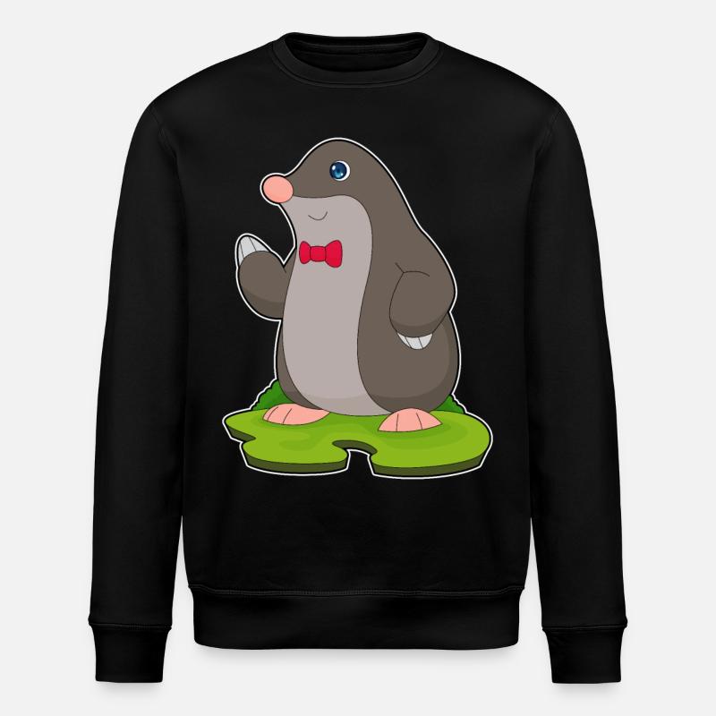 Noeud papillon Mole Gentleman - Sweat bio ROLLER Stanley/Stella Unisexe - noir