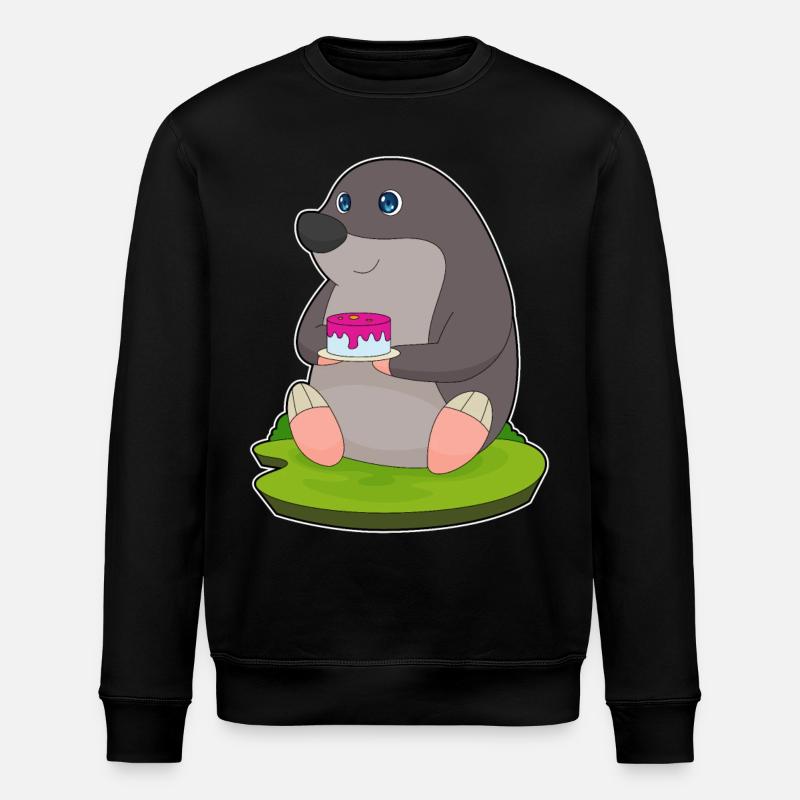 Mole Cake - Stanley/Stella ROLLER Unisex Organic Sweatshirt - black