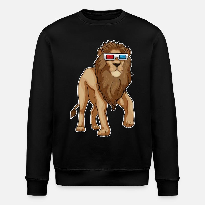 Lunettes Lion - Sweat bio ROLLER Stanley/Stella Unisexe - noir