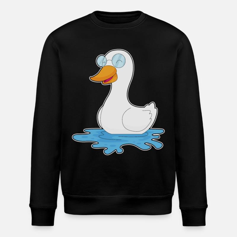 Lunettes de canard - Sweat bio ROLLER Stanley/Stella Unisexe - noir