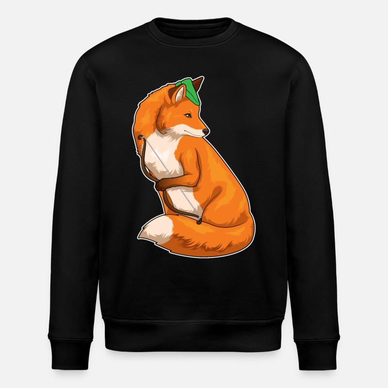 Arc Fox Archer - Sweat bio ROLLER Stanley/Stella Unisexe - noir