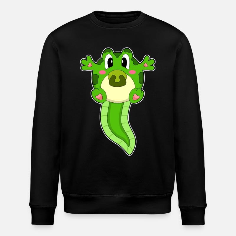 Frosch Baby Schnuller - Stanley/Stella Unisex Bio-Sweatshirt ROLLER - Schwarz