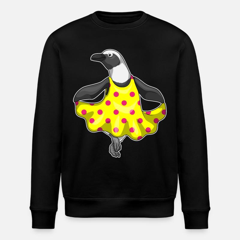 Robe Pingouin à Pois - Sweat bio ROLLER Stanley/Stella Unisexe - noir