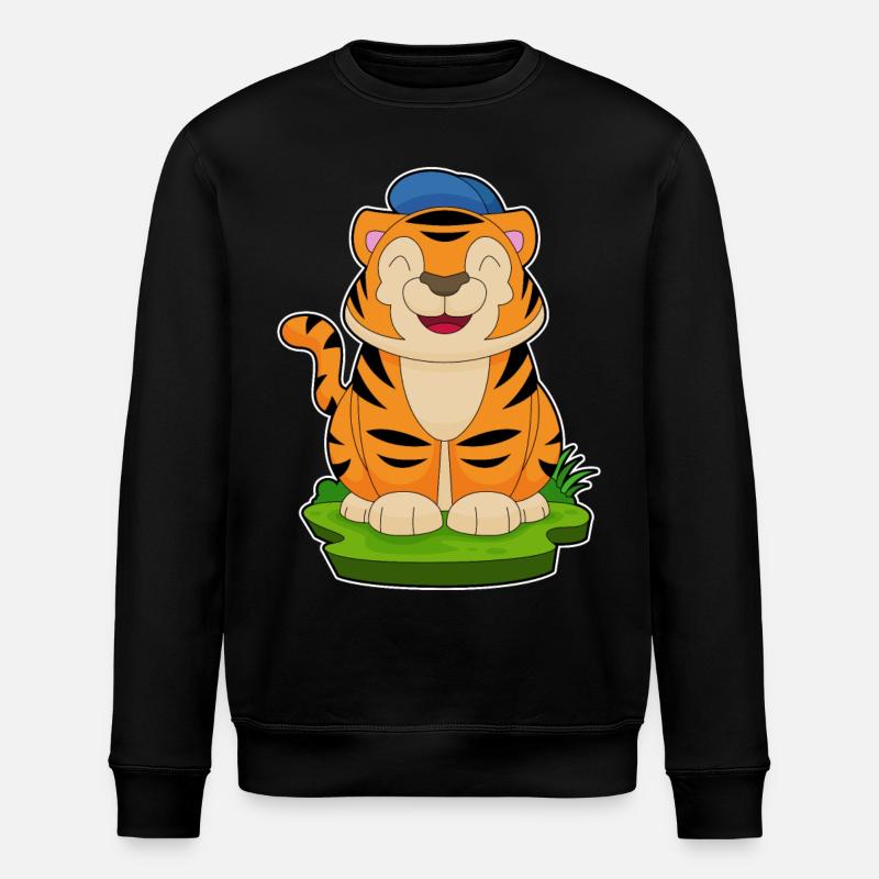 Tiger Cap - Stanley/Stella Unisex Bio-Sweatshirt ROLLER - Schwarz