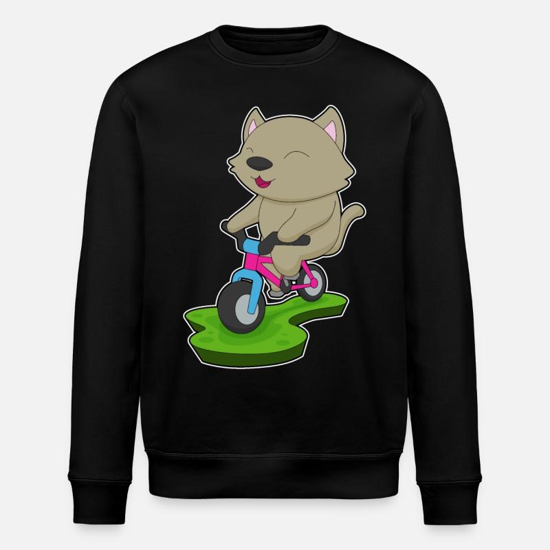 Vélo de chat - Sweat bio ROLLER Stanley/Stella Unisexe - noir