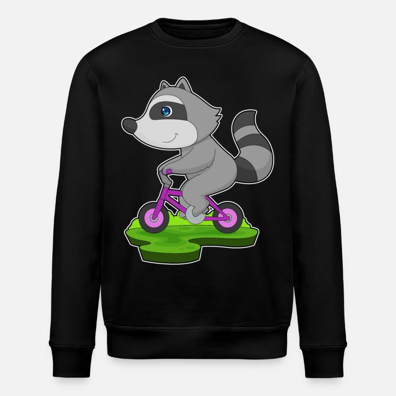 Vélo raton laveur - Sweat bio ROLLER Stanley/Stella Unisexe - noir